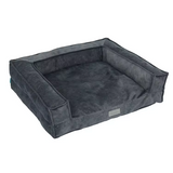 Custom Boucle Plush Rectangle Orthopedic Memory Foam Pet Bed With Waterproof Cover