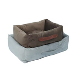 Customized Rectangle Plush Pet Sofa Bed With Removable Washable Cover
