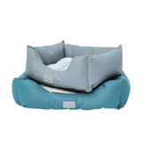 Blue Plush Square Luxury Detachable Washable Cover Mat Dog Sofa