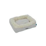 Custom Luxury Premium High Quality Linen Plush Square Dog Sofa Bed