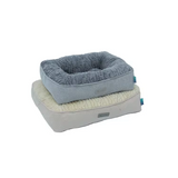 Custom Luxury Premium High Quality Linen Plush Square Dog Sofa Bed