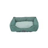 Manufacturer Custom Luxury Fabric Plush Square Pet Boucle Dog Bed