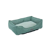 Manufacturer Custom Luxury Fabric Plush Square Pet Boucle Dog Bed