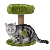Custom High Quality Designer Personalized Green Plush Cat Tree Tower