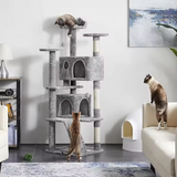 Modern Extra Large Big Cat Activity Climbing Tree House Tower