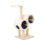 Cat Tree Multilevel Condo Scratch Post Tree Wooden Large Cat Tree