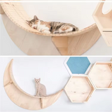 Suppliers Large Multi Level Moon Cat Tree Tower Wooden Tower