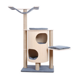 Pet Suppliers Wood Condo Furniture Tower Modern Cat Tree