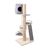 Furniture Covered Scratching Posts With Hammock Luxury Cat Tower