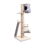 Furniture Covered Scratching Posts With Hammock Luxury Cat Tower