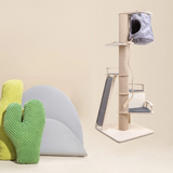 Furniture Covered Scratching Posts With Hammock Luxury Cat Tower