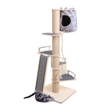 Furniture Covered Scratching Posts With Hammock Luxury Cat Tower