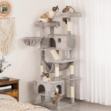 Customized Luxury High Quality Grey Cat Tree Tower