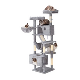 Customized Luxury High Quality Grey Cat Tree Tower
