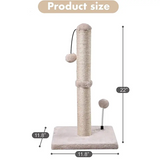 Modern Simple Cream Plush Smaller Cat Activity Climbing Multilayer Tree Tower