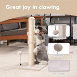 Modern Simple Cream Plush Smaller Cat Activity Climbing Multilayer Tree Tower