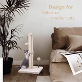 Modern Simple Cream Plush Smaller Cat Activity Climbing Multilayer Tree Tower