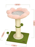 Pink Flower Cute Shape Cat Scratching Post Cat Toy