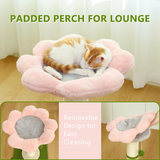 Pink Flower Cute Shape Cat Scratching Post Cat Toy