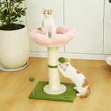 Pink Flower Cute Shape Cat Scratching Post Cat Toy