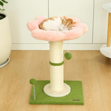 Pink Flower Cute Shape Cat Scratching Post Cat Toy