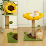 Cat Scratching Post for Small Cats Kittens Sun Flower