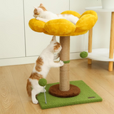 Cat Scratching Post for Small Cats Kittens Sun Flower