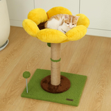 Cat Scratching Post for Small Cats Kittens Sun Flower