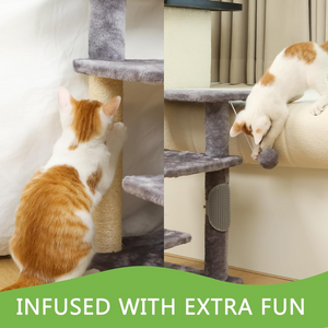 3-Tier Stair Cat Scratching Post Cat Steps For High Beds Or Sofas