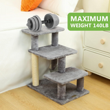 3-Tier Stair Cat Scratching Post Cat Steps For High Beds Or Sofas