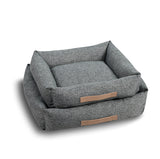 Imitation Linen Fabric Kennel Cozy Pet Bed Comfort Protector Bed