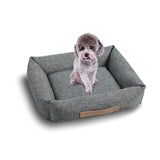 Imitation Linen Fabric Kennel Cozy Pet Bed Comfort Protector Bed