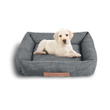 Imitation Linen Fabric Kennel Cozy Pet Bed Comfort Protector Bed
