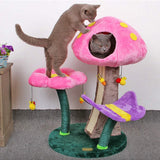 High Quality Furniture Mushroom Flower Cat Tree Tower