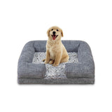 Luxury Memory Foam Removable Velvet Cover Plush Soft Dog Bed