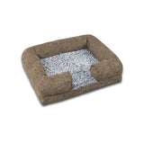 Luxury Memory Foam Removable Velvet Cover Plush Soft Dog Bed