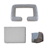 Luxury Memory Foam Removable Velvet Cover Plush Soft Dog Bed