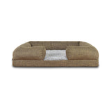 Luxury Memory Foam Removable Velvet Cover Plush Soft Dog Bed