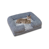 Luxury Memory Foam Removable Velvet Cover Plush Soft Dog Bed