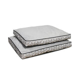 Customized Minimalist Geometric Stripes Rectangle Orthopedic Memory Foam Dog Bed