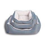 Tone Wool Fabric Cute House Warm Soft Kennel Fluffy Pet Bed