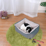 Tone Wool Fabric Cute House Warm Soft Kennel Fluffy Pet Bed