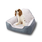 Luxury Design Soft Plush Tricorne Pet Bed Bolster with High Back