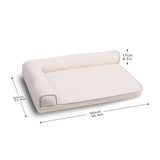 Luxury Washable Canvas Sofa Orthopedic Memory Foam Pet Dog