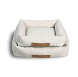 Manufacture Square Lucxury Pet Travel Canvas Fabric Pet Sofa Bed