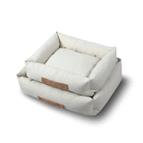 Manufacture Square Lucxury Pet Travel Canvas Fabric Pet Sofa Bed