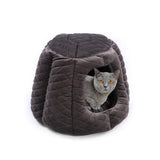 Custom Luxury Cat Cave Sleeping Beds Pet House For Indoor Cats