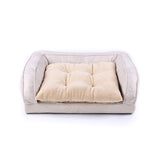 Custom Eco Friendly Beige Sofa Orthopedic Memory Foam Beds For Dogs