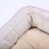 Custom Eco Friendly Beige Sofa Orthopedic Memory Foam Beds For Dogs