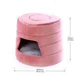 Eco Friendly Comfortable Fancy Luxury Pet Cave Large Bed